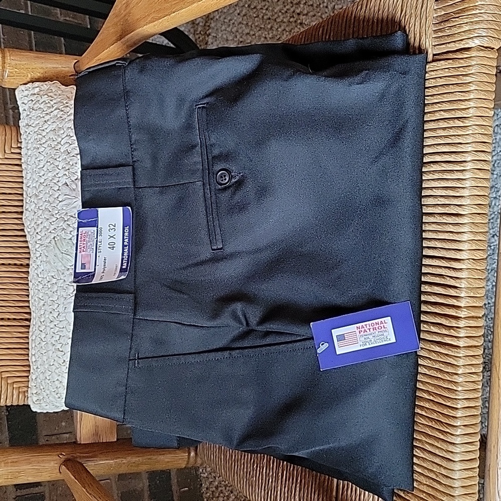 National Patrol black slacks, 40x32